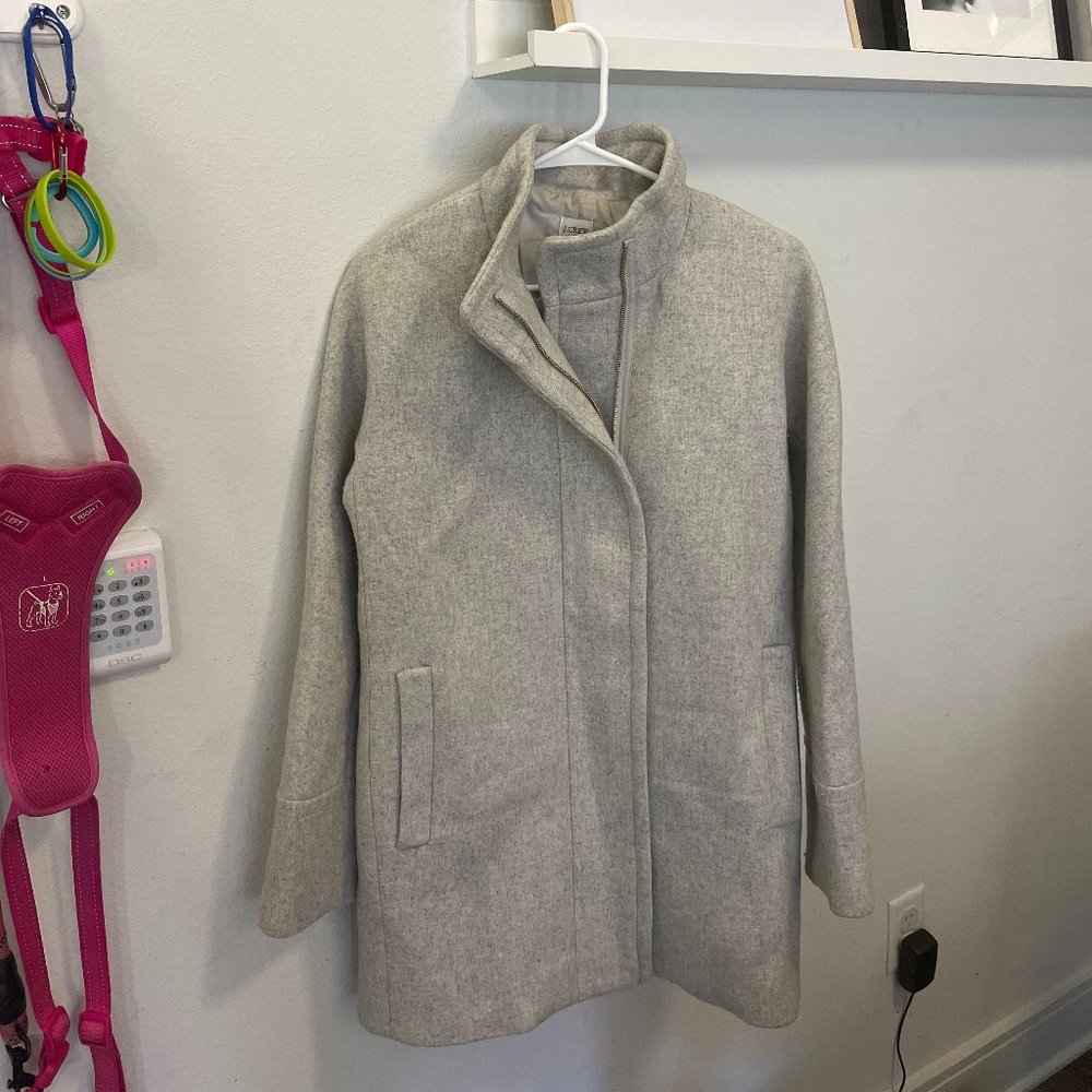 J.Crew Gray Wool Coat